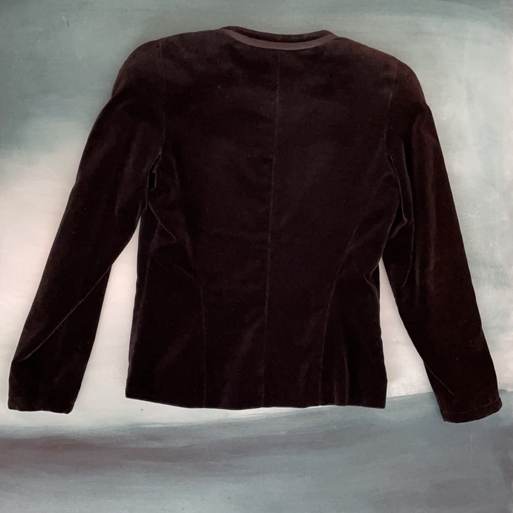Vintage Gianni Versace Black Velvet Jacket - Picture 12 of 13